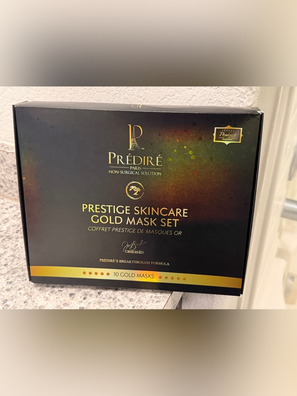 Prédiré Prestige Skincare Gold Mask Set - 10 Masks
